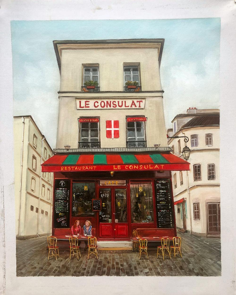 Artist-Rendered Painting