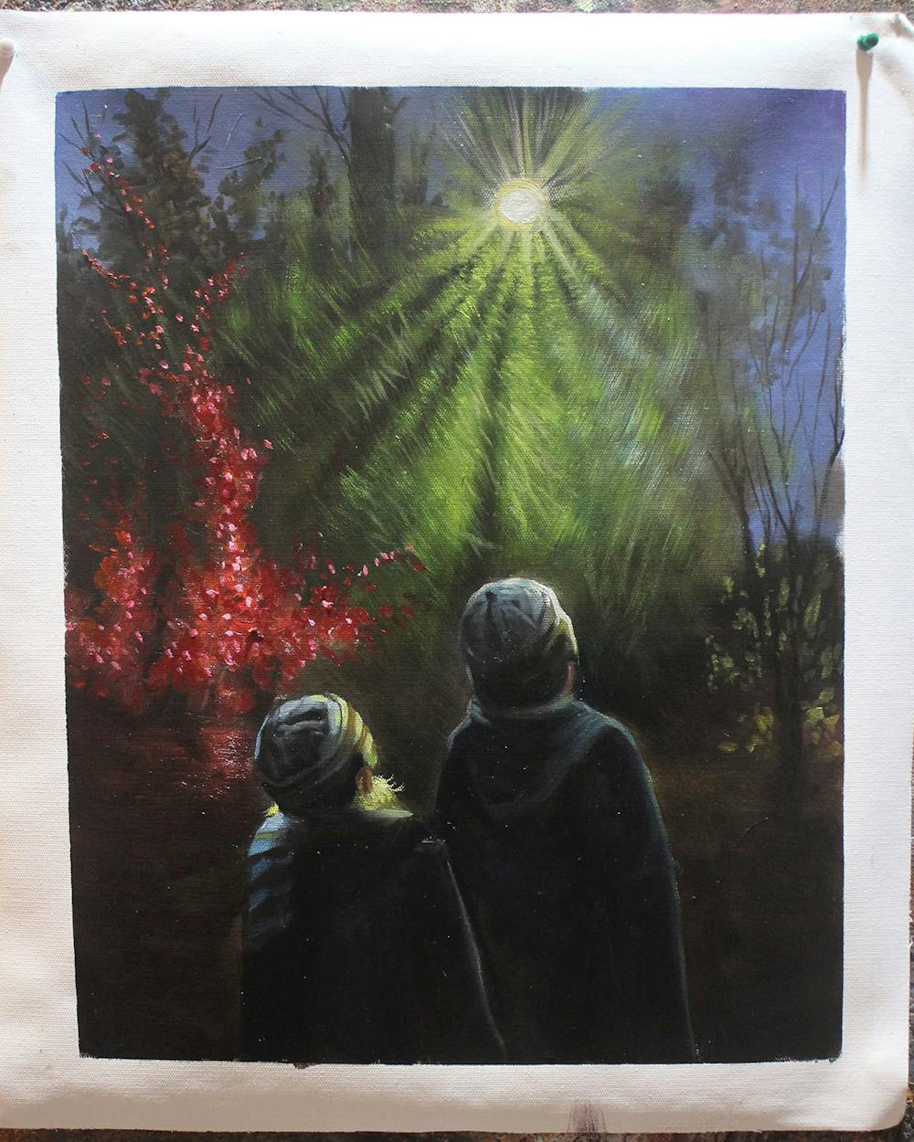 Artist-Rendered Painting