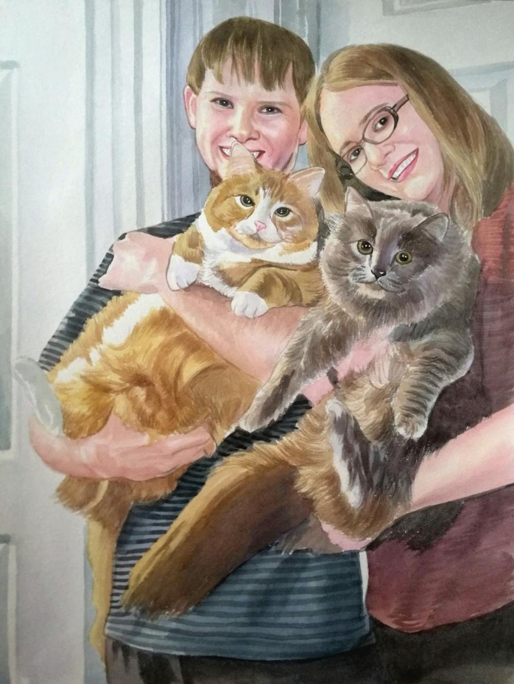 Artist-Rendered Painting