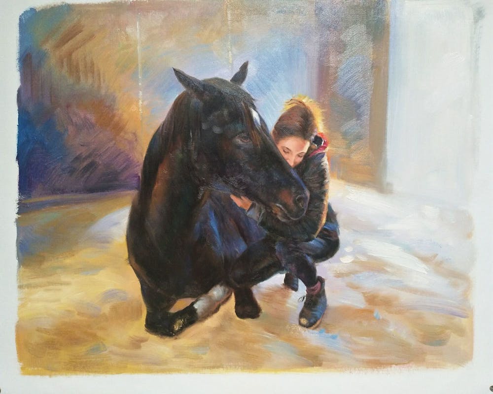 Artist-Rendered Painting