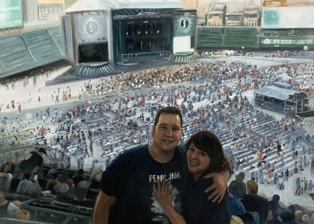 Artist-Rendered Painting