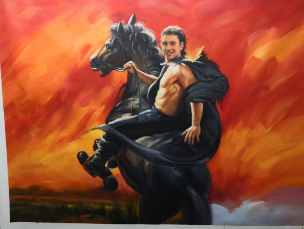 Artist-Rendered Painting