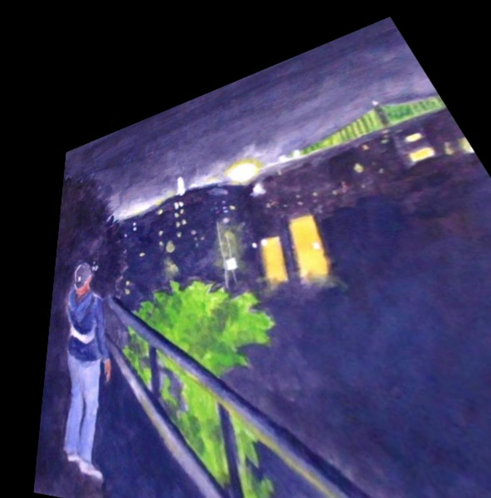 Artist-Rendered Painting