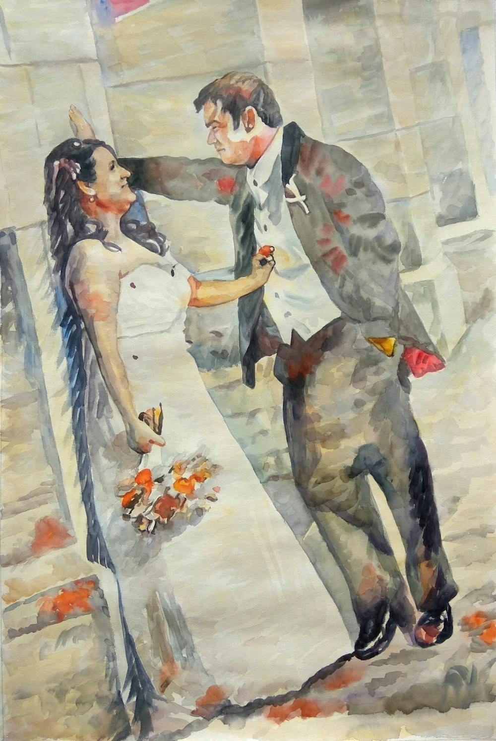 Artist-Rendered Painting