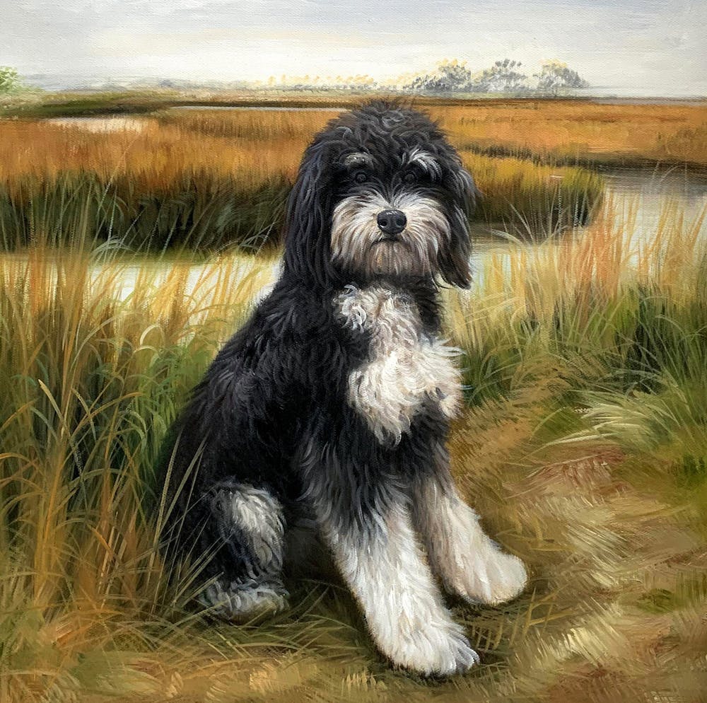Artist-Rendered Painting