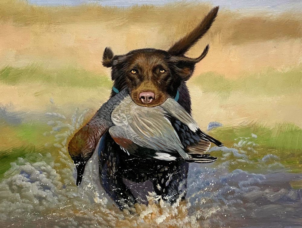 Artist-Rendered Painting