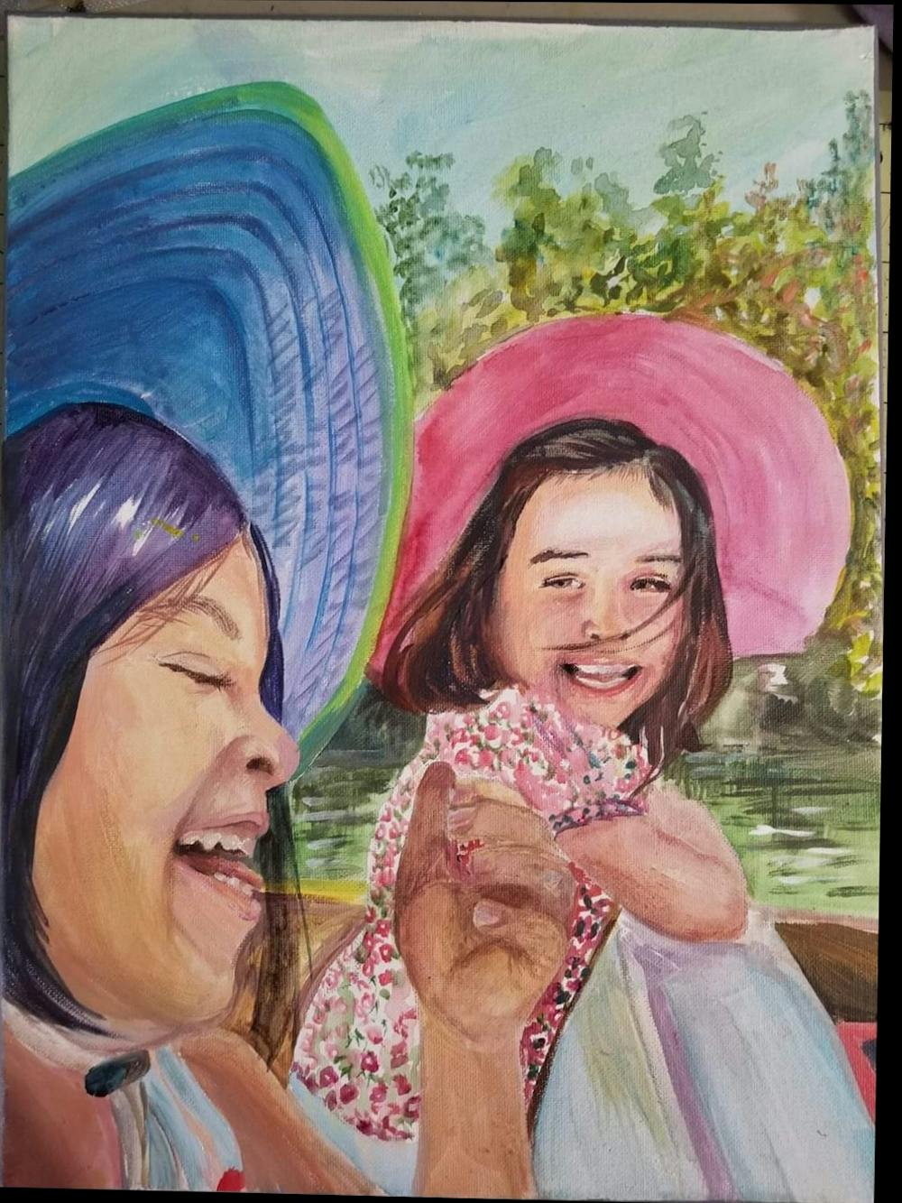 Artist-Rendered Painting