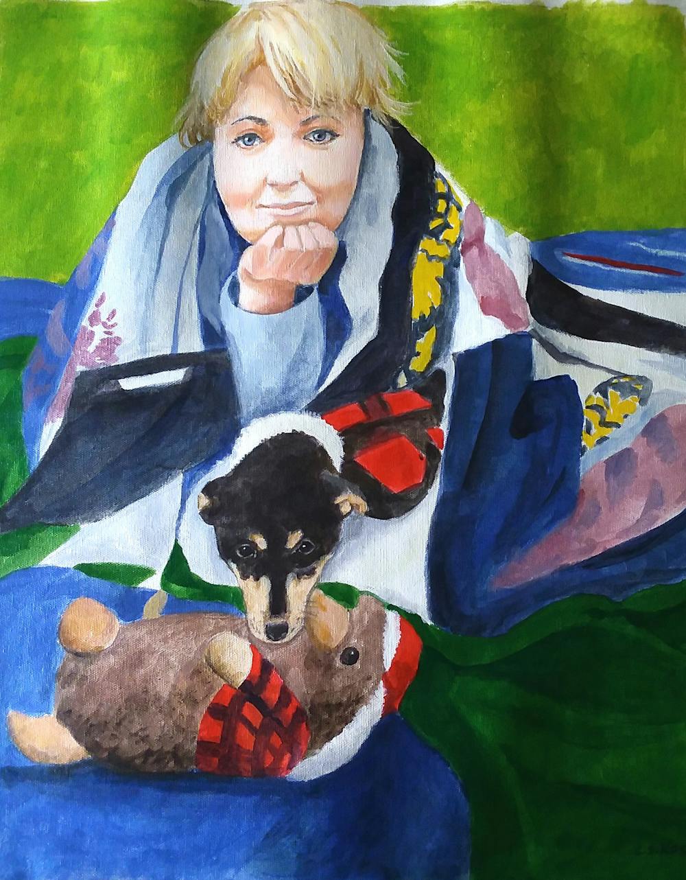 Artist-Rendered Painting