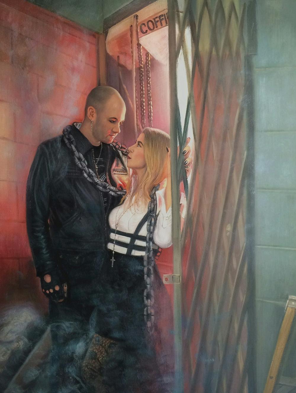 Artist-Rendered Painting