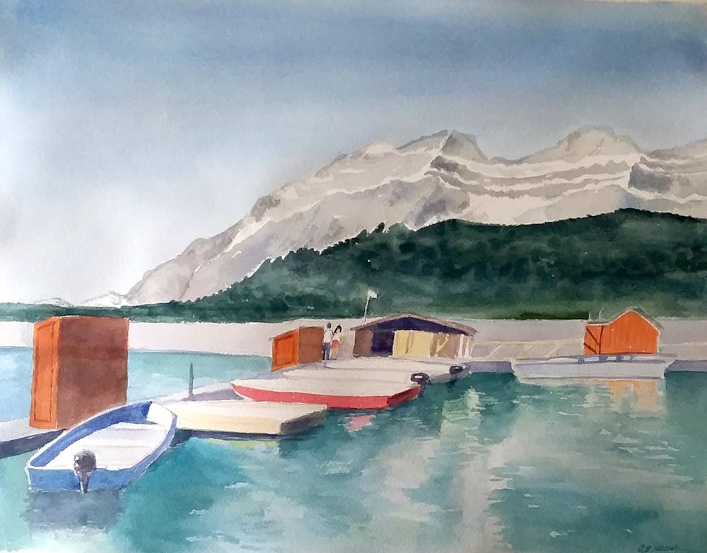 Artist-Rendered Painting