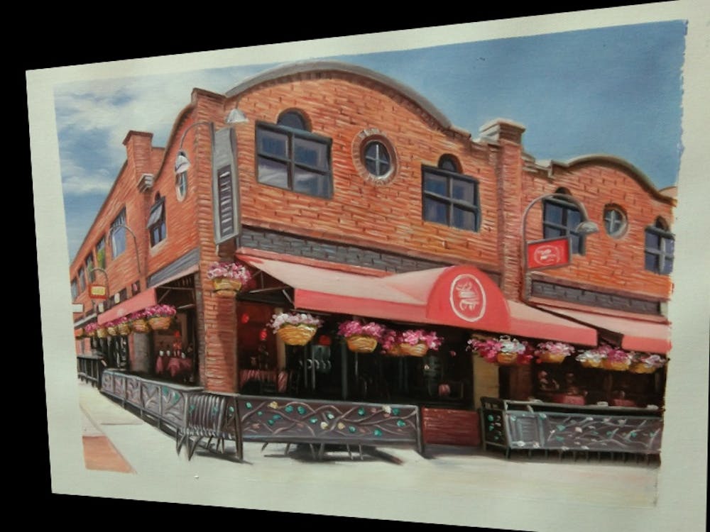 Artist-Rendered Painting