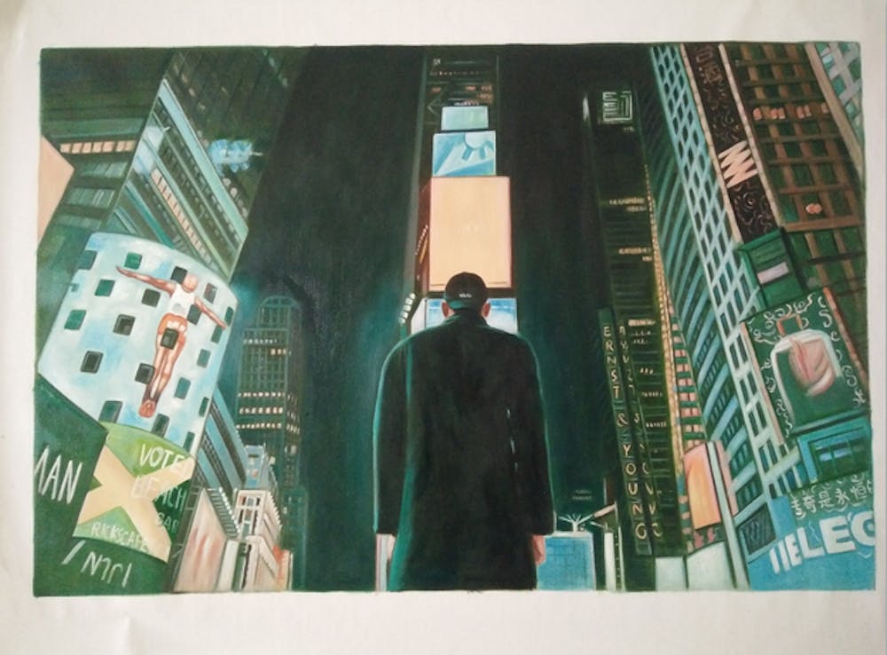 Artist-Rendered Painting