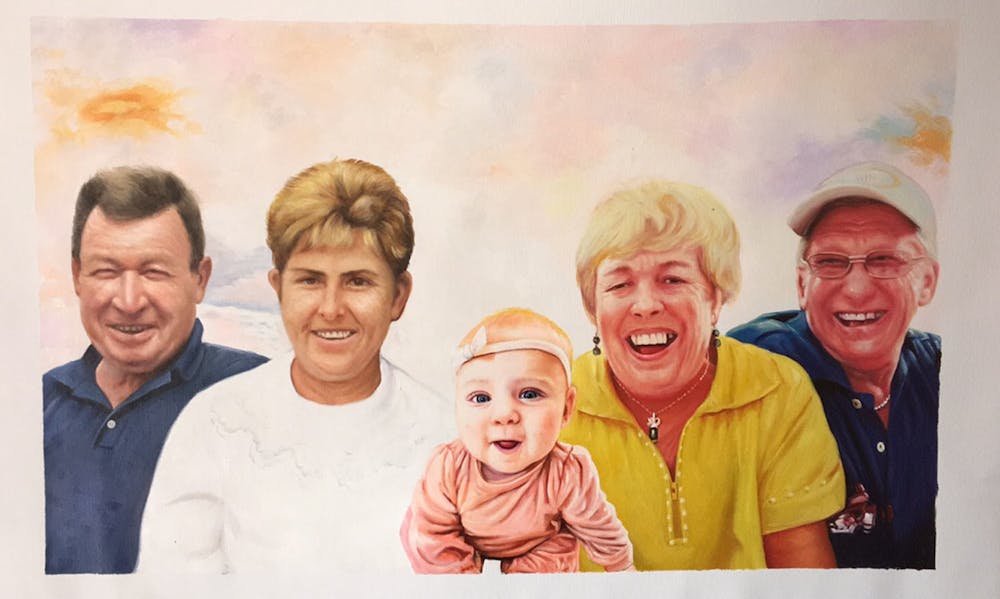 Artist-Rendered Painting