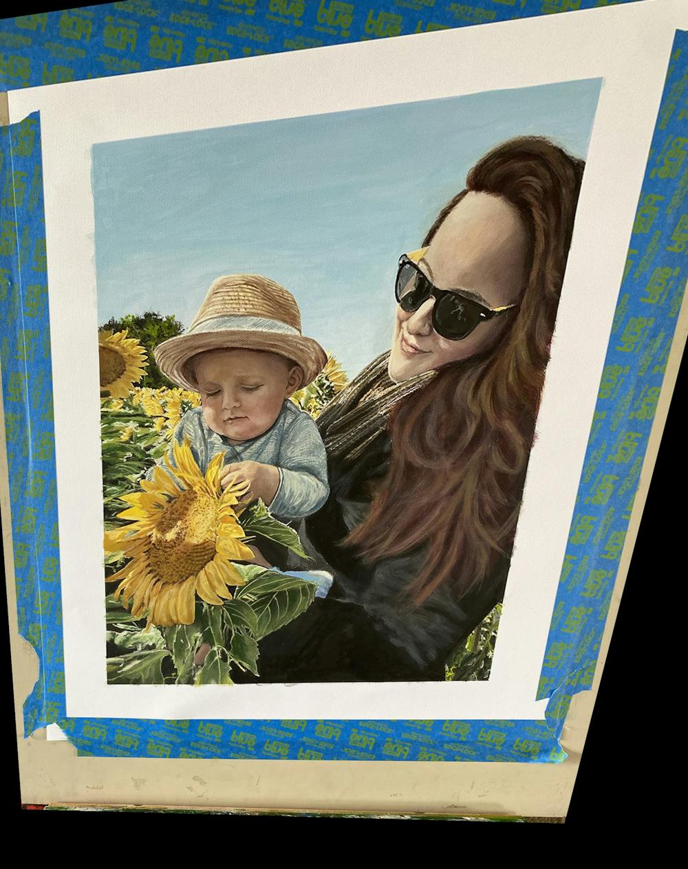 Artist-Rendered Painting