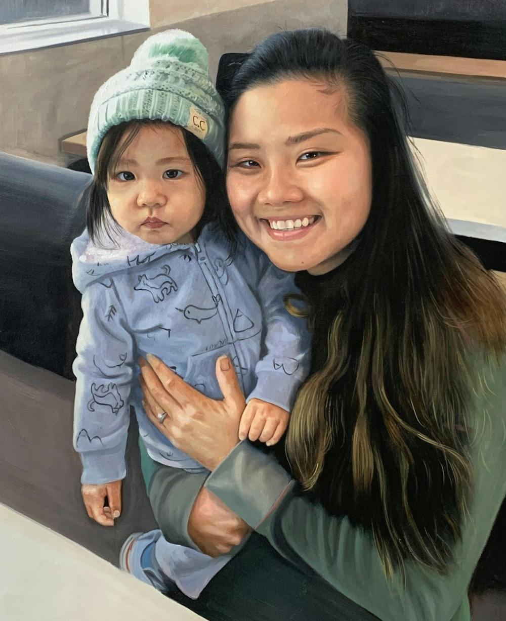 Artist-Rendered Painting