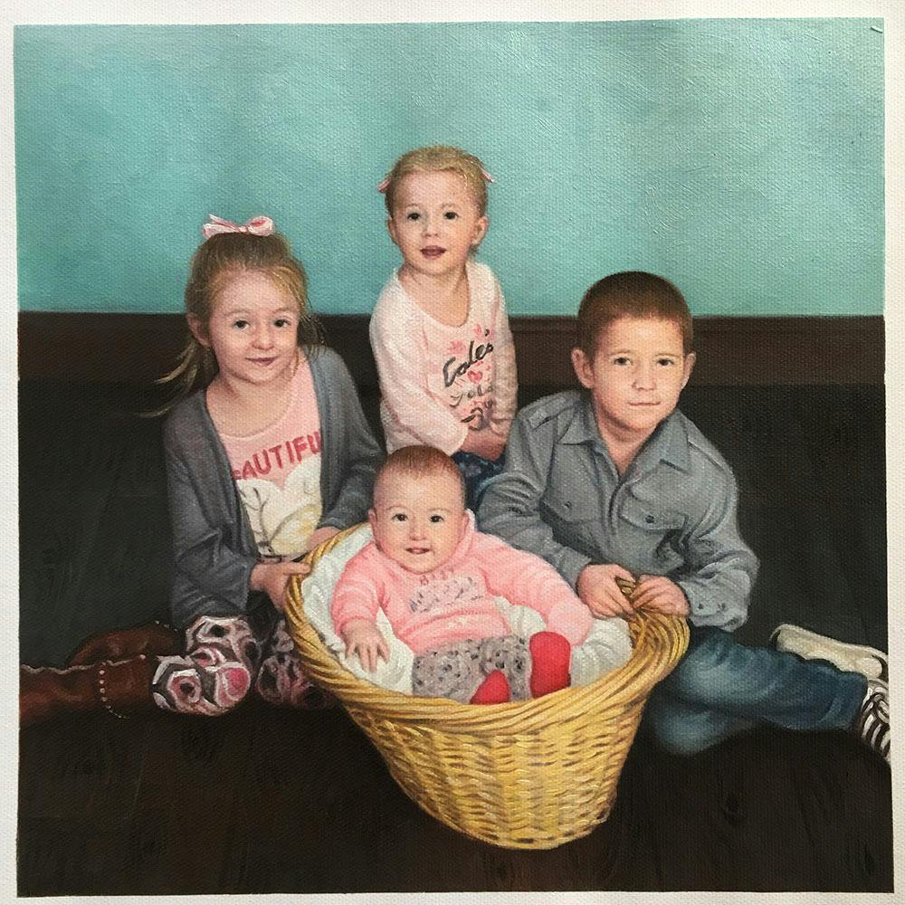 Artist-Rendered Painting