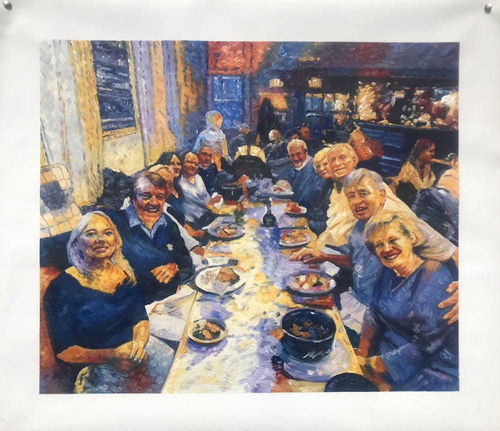 Artist-Rendered Painting