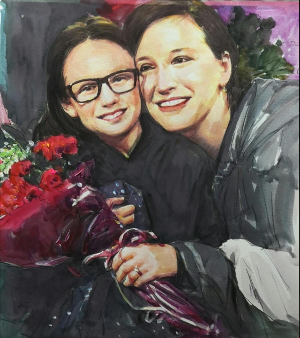 Artist-Rendered Painting