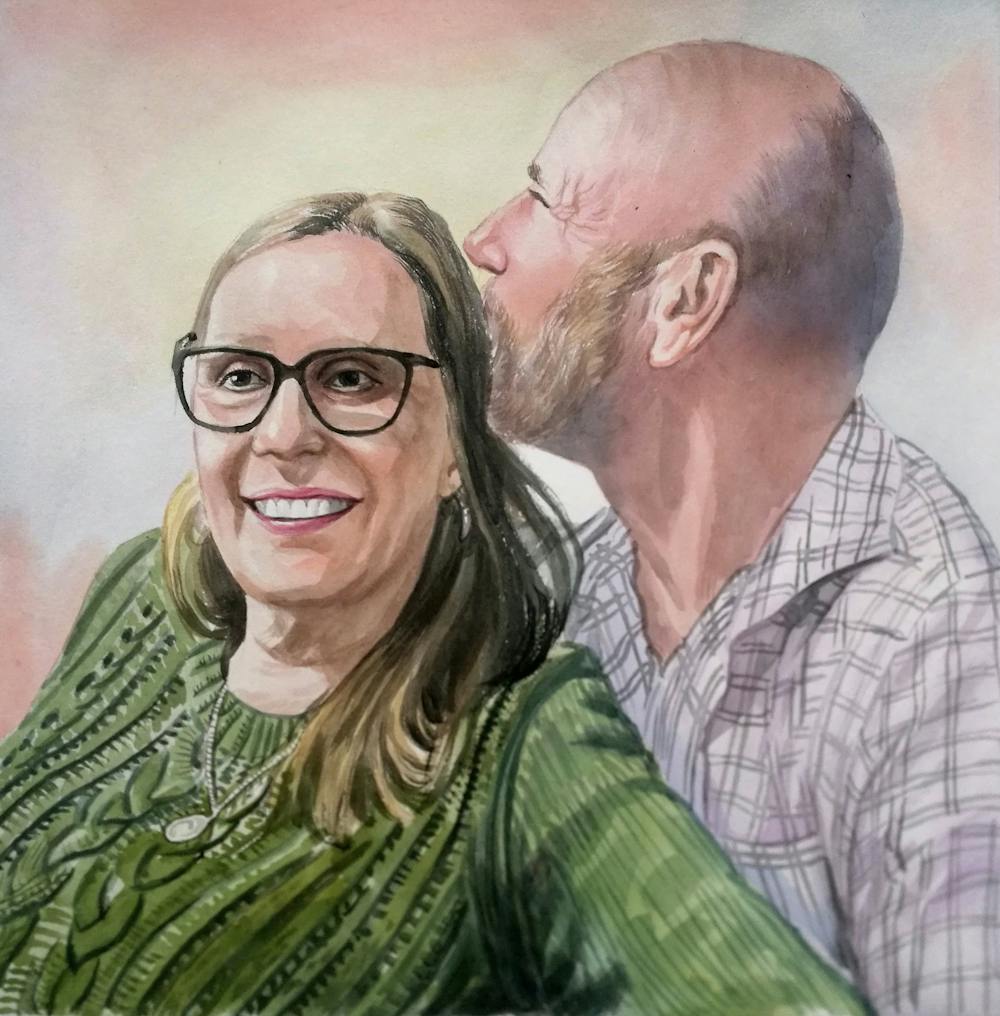 Artist-Rendered Painting