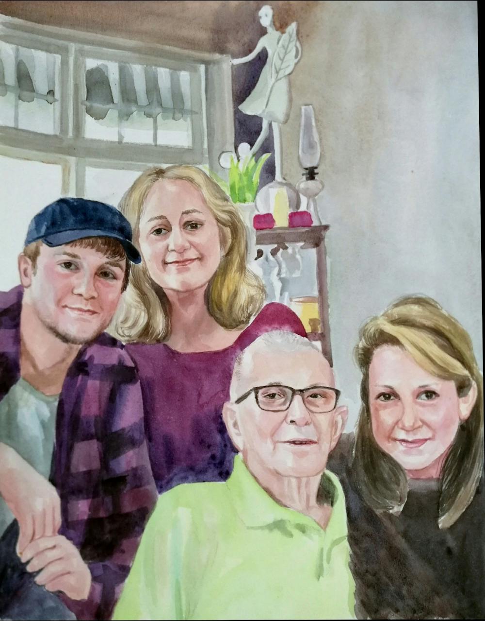 Artist-Rendered Painting