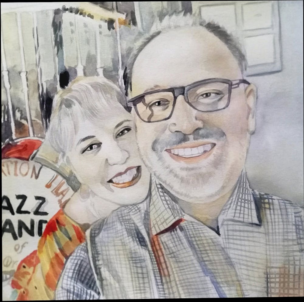 Artist-Rendered Painting