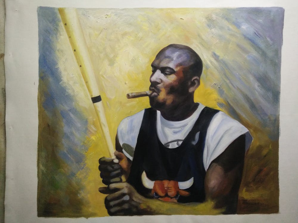 Artist-Rendered Painting