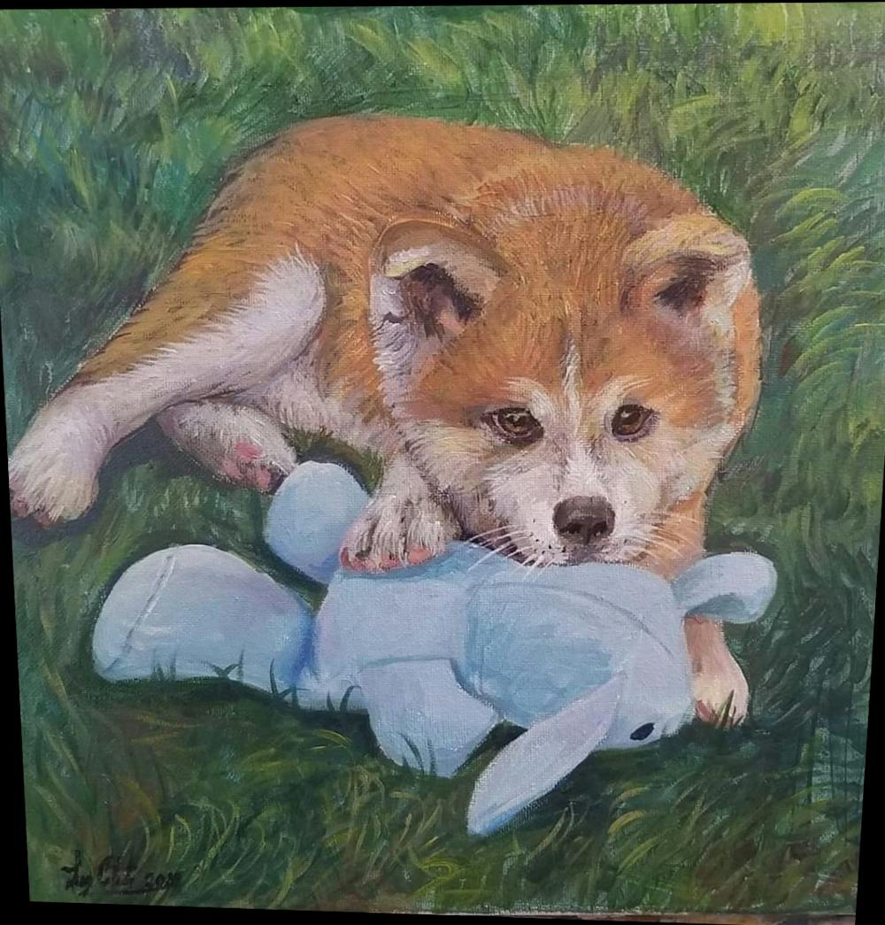 Artist-Rendered Painting