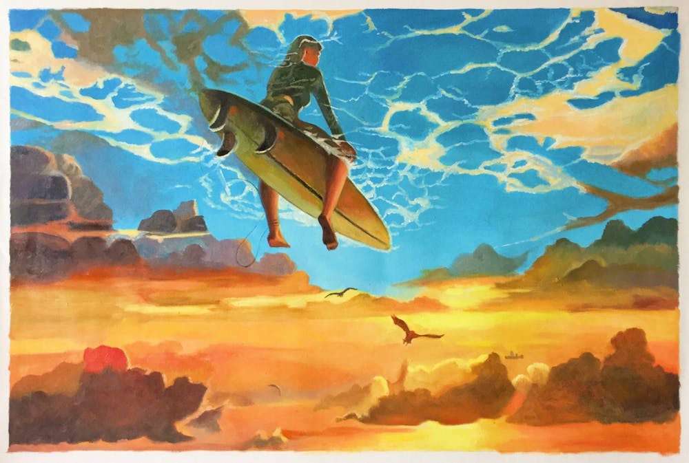 Artist-Rendered Painting