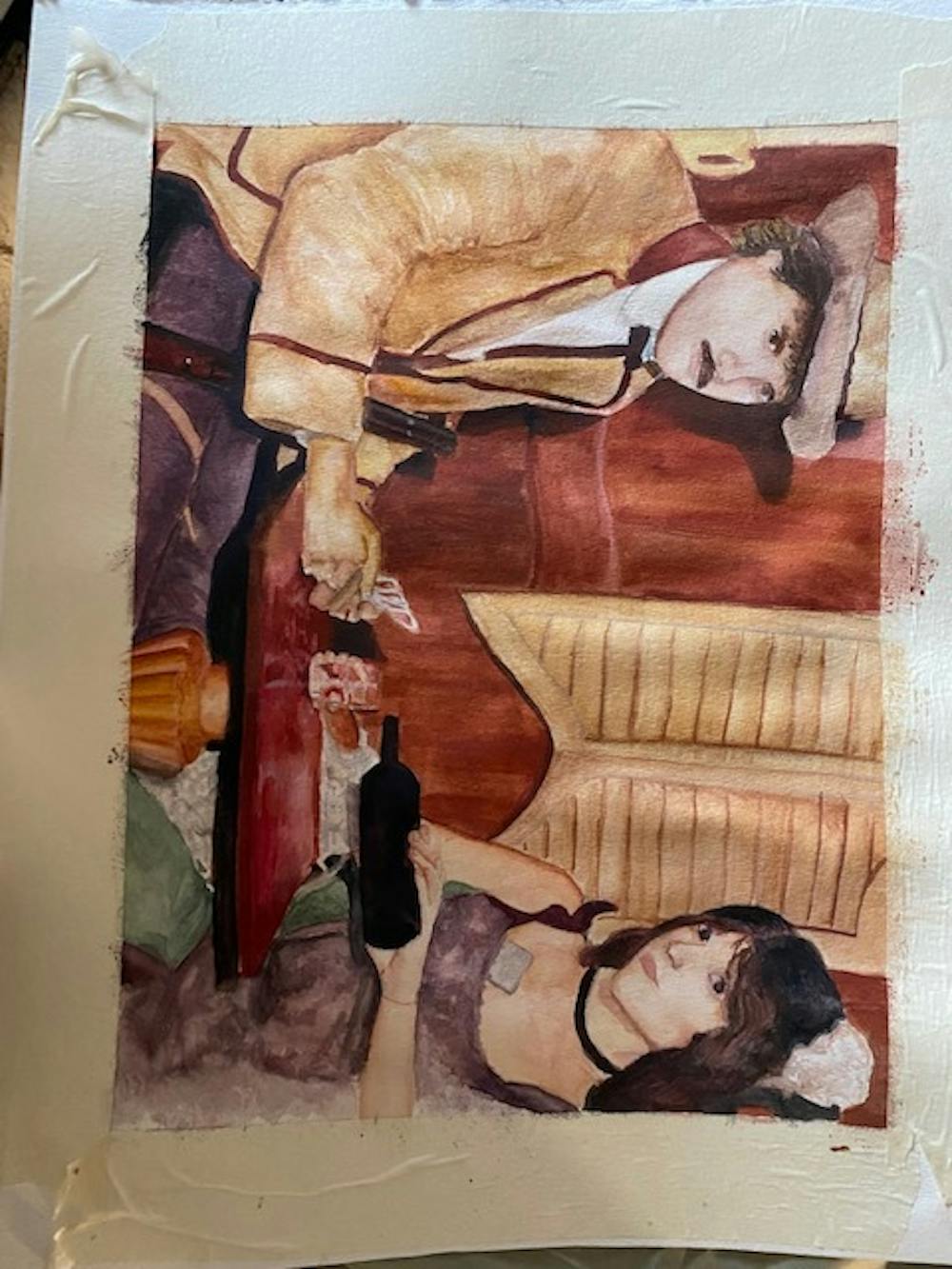 Artist-Rendered Painting