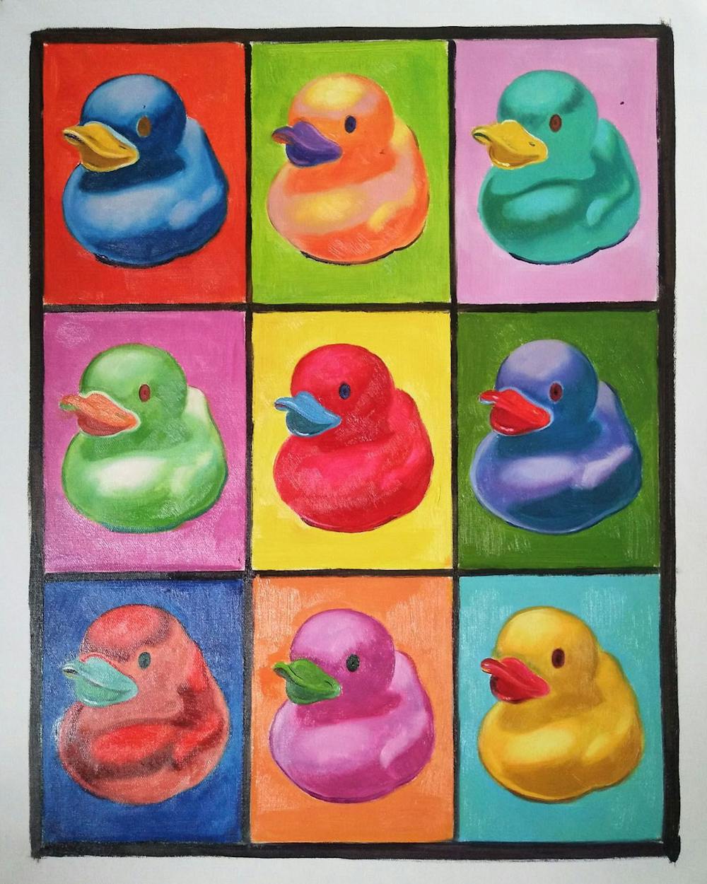 Artist-Rendered Painting