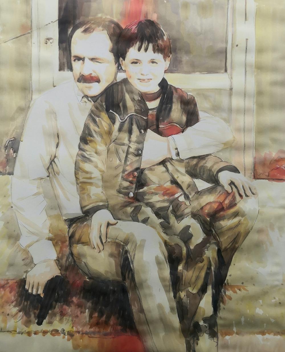 Artist-Rendered Painting