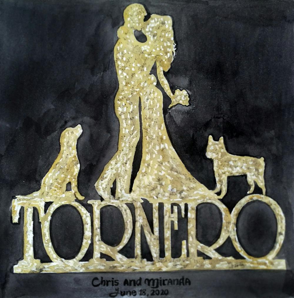 Artist-Rendered Painting