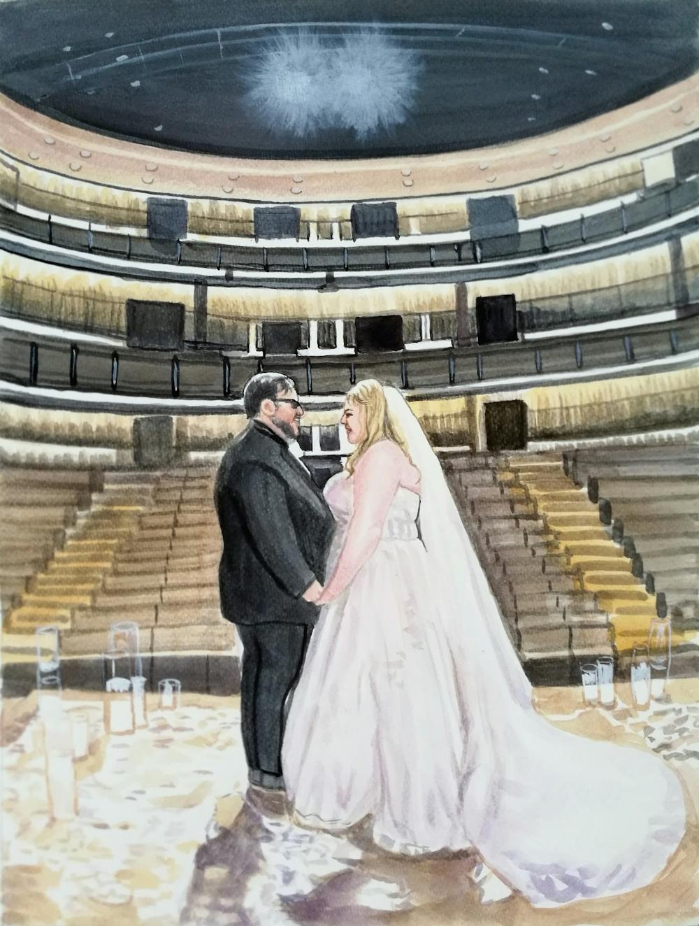 Artist-Rendered Painting