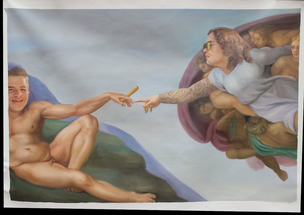 Artist-Rendered Painting