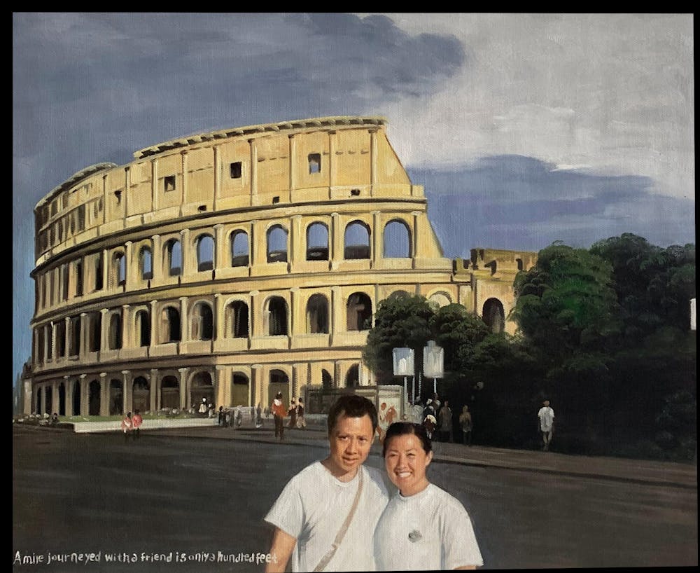 Artist-Rendered Painting