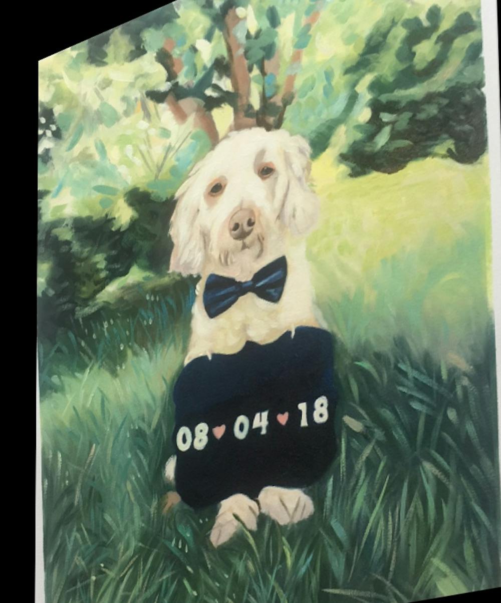 Artist-Rendered Painting