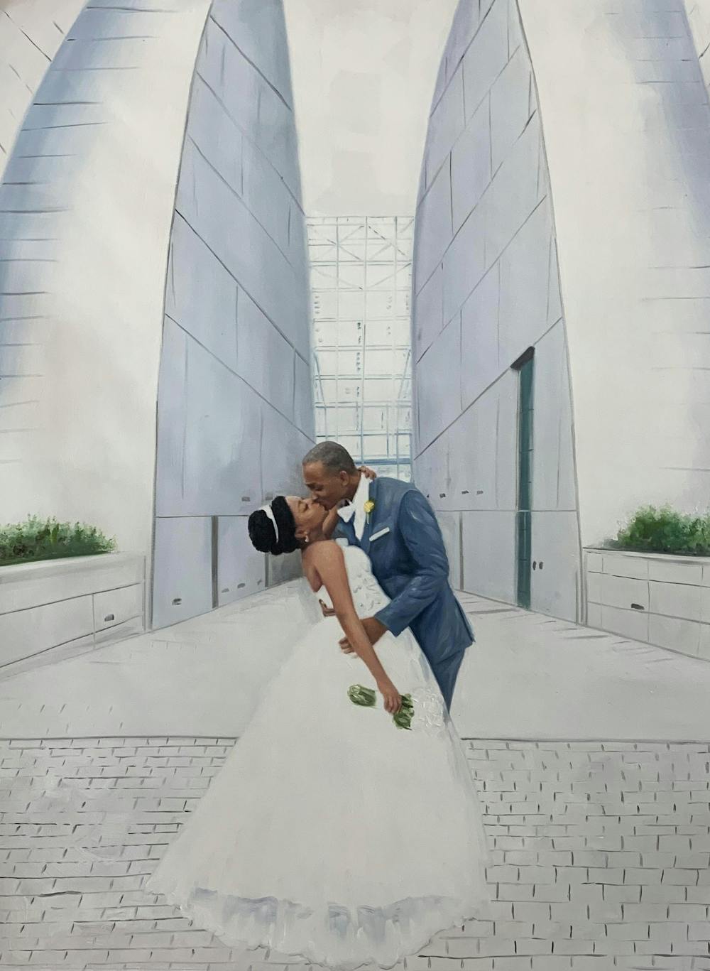 Artist-Rendered Painting