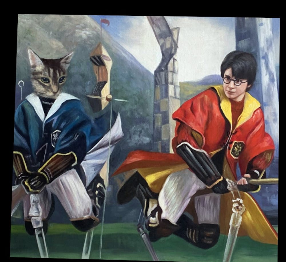 Artist-Rendered Painting