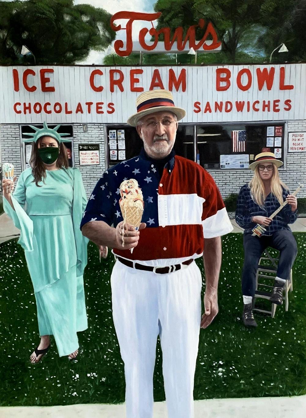 Artist-Rendered Painting