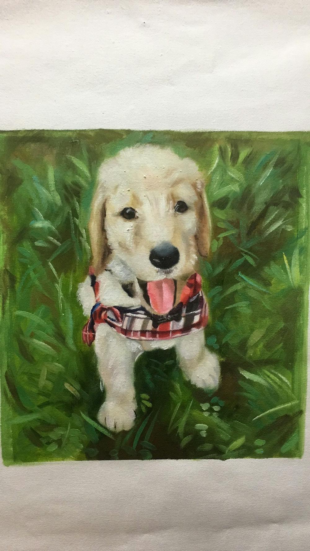 Artist-Rendered Painting