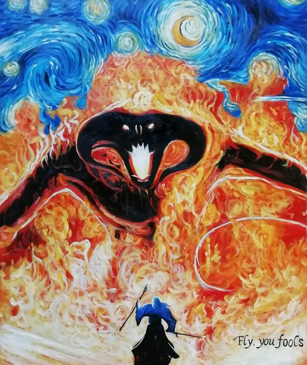 Artist-Rendered Painting