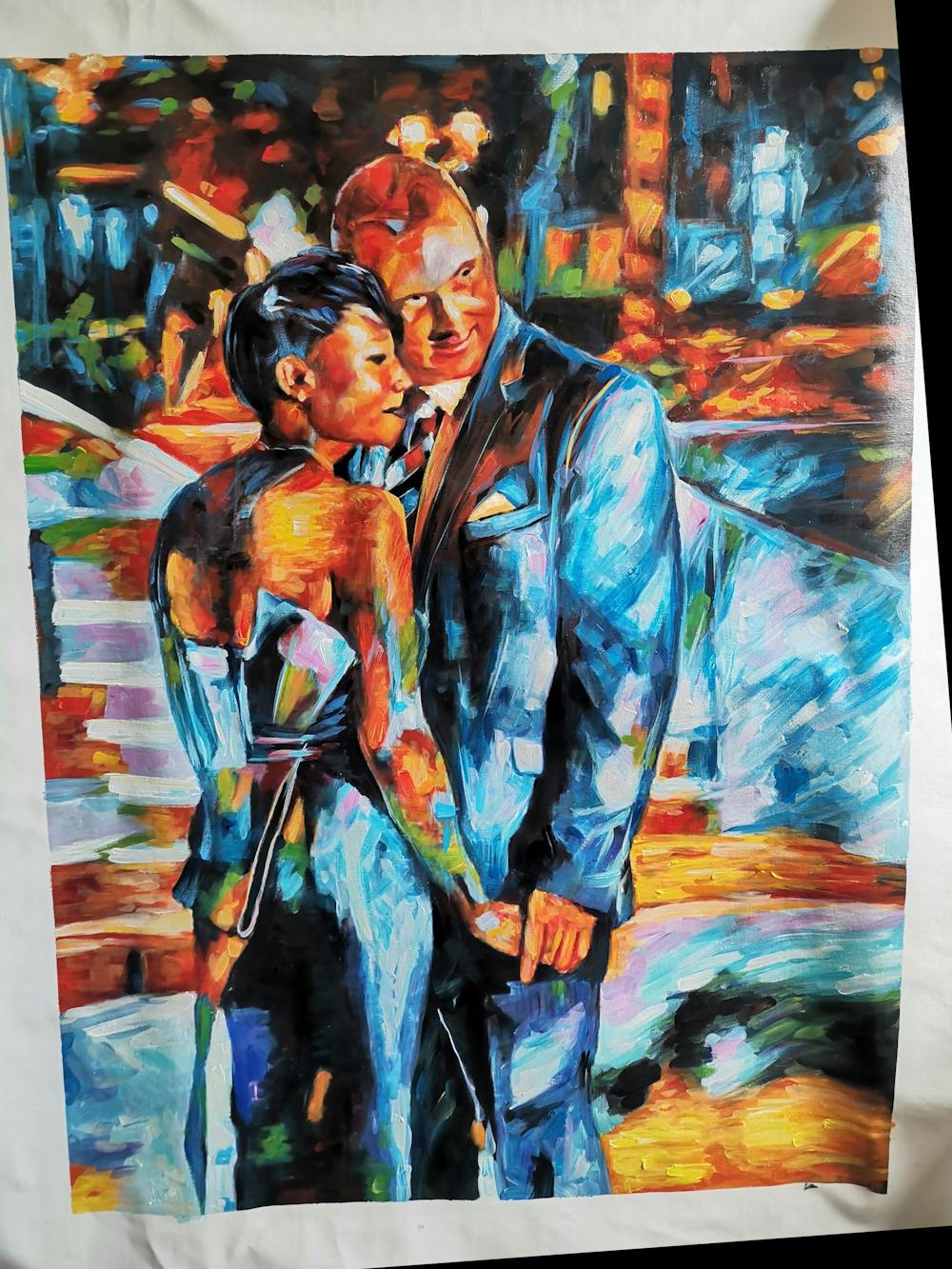 Artist-Rendered Painting