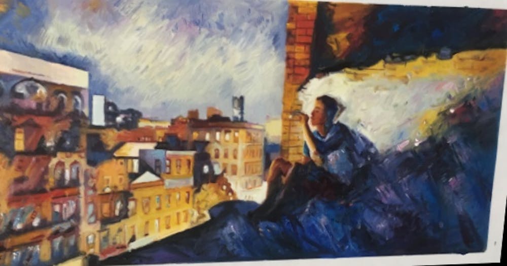 Artist-Rendered Painting