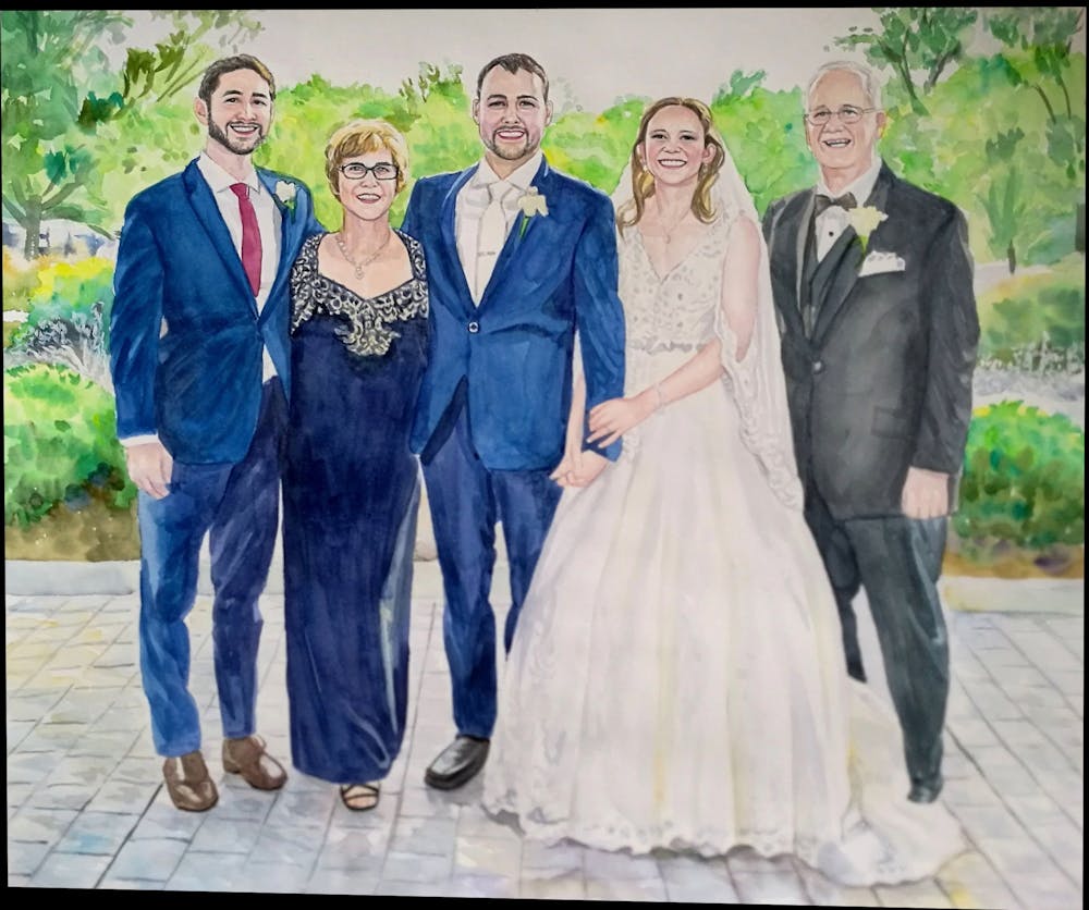 Artist-Rendered Painting