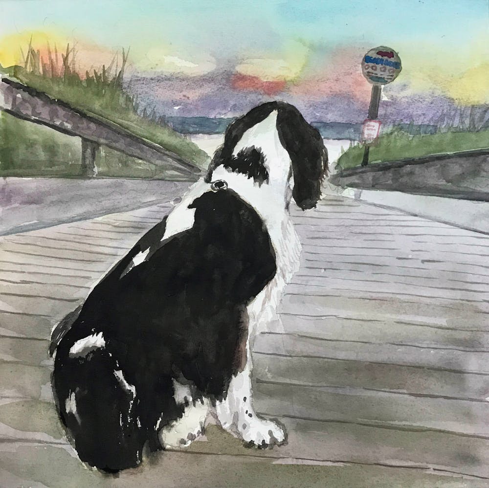 Artist-Rendered Painting