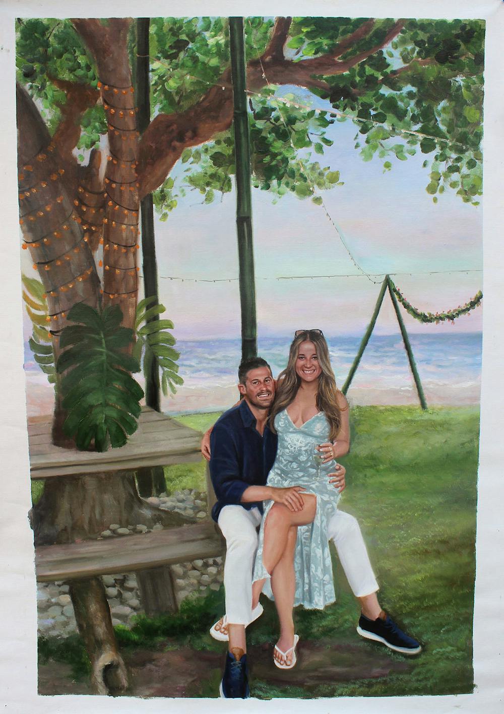 Artist-Rendered Painting