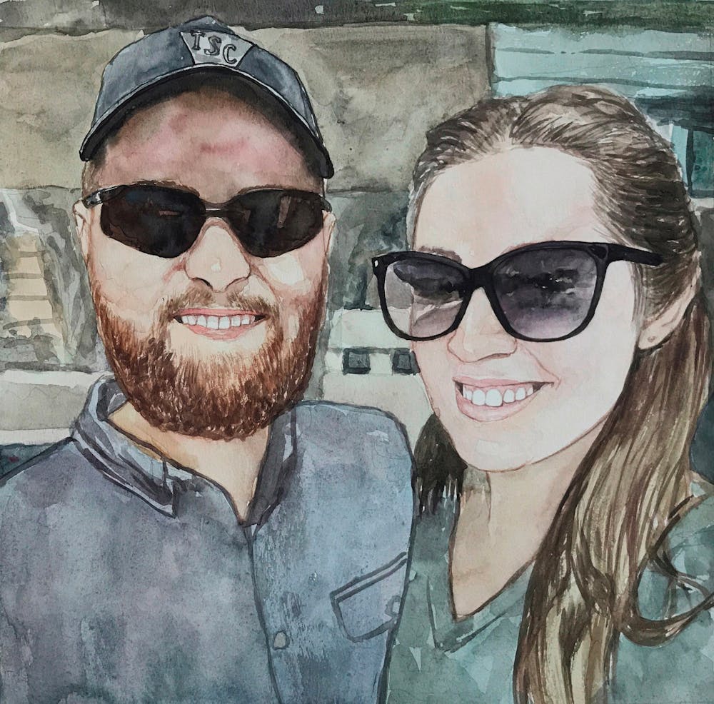 Artist-Rendered Painting