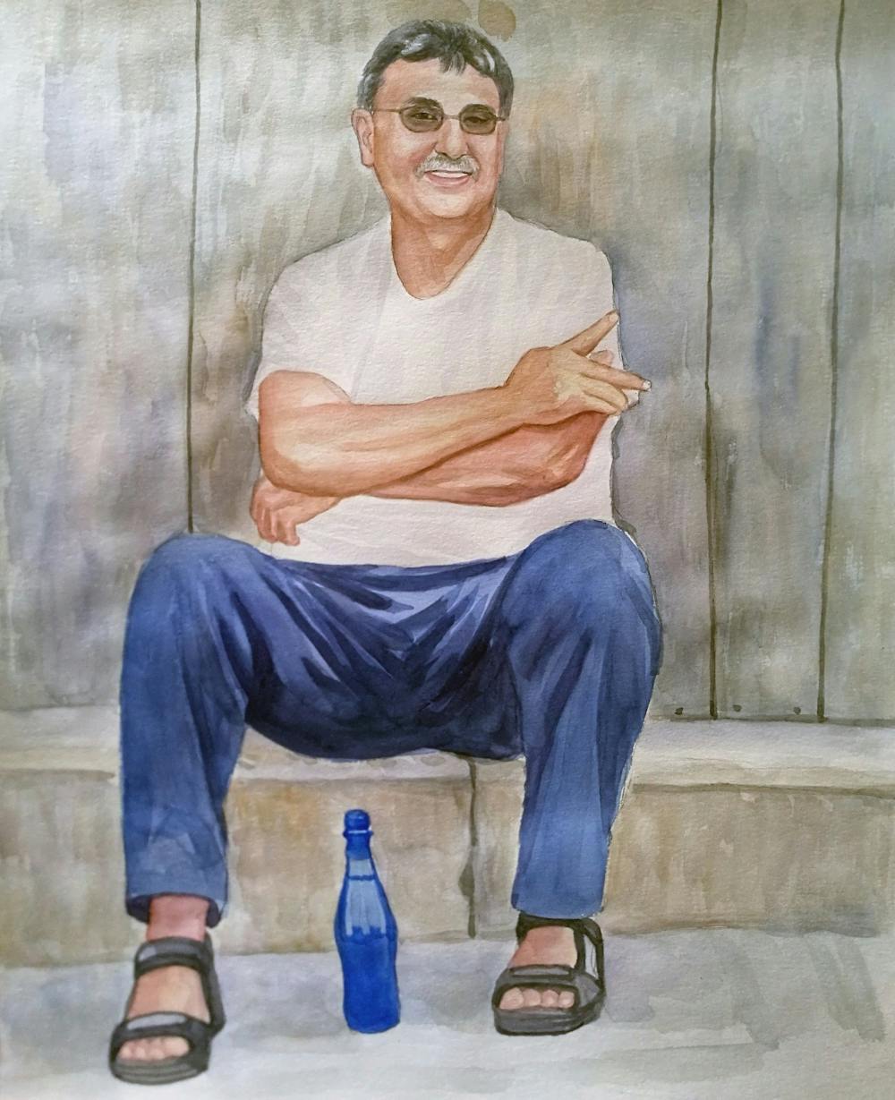 Artist-Rendered Painting