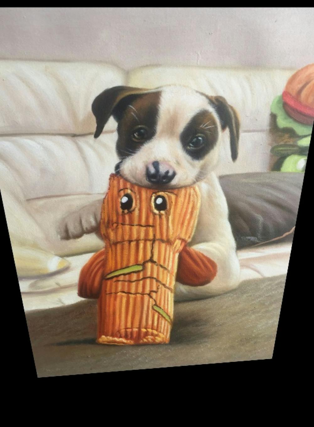 Artist-Rendered Painting