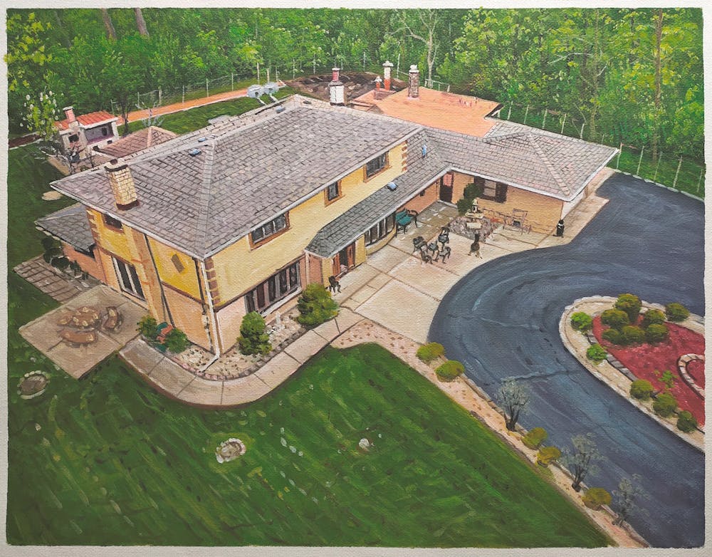 Artist-Rendered Painting